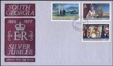 Süd-Georgien 1977  25 Jahre Regentschaft von Königin...