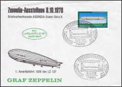 1978  1. Amerikafahrt des LZ 127 Graf Zeppelin