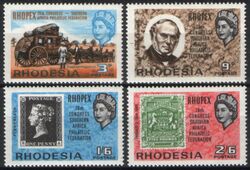 Rhodesien 1966  Intern. Briefmarkenausstellung RHOPEX `66