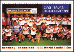 Malediven 1992  Fuballweltmeisterschaft in Italien
