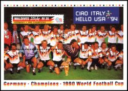 Malediven 1992  Fußballweltmeisterschaft in Italien
