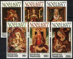 Togo 1977  Weihnachten: Madonnengemälde