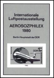 1980  Internationale Luftpostausstellung AEROSOZPHILEX