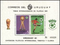 Uruguay 1981  Fuballweltmeisterschaft in 1982 in Spanien
