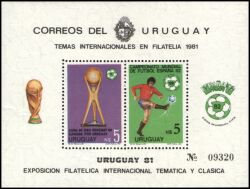 Uruguay 1981  Fußballweltmeisterschaft in 1982 in Spanien