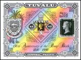 Tuvalu 1990  150 Jahre Briefmarken