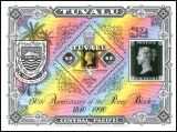 Tuvalu 1990  150 Jahre Briefmarken