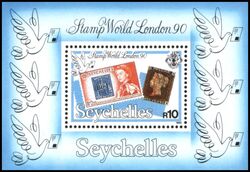 Seychellen 1990  Internationale Briefmarkenausstellung LONDON `90