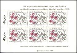 1983  Deutsches Rotes Kreuz - Markenheftchen