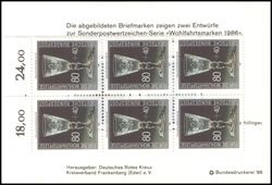 1986  Deutsches Rotes Kreuz - Markenheftchen