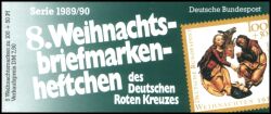 1989  Deutsches Rotes Kreuz - 8. Weihnachtsmarkenheftchen