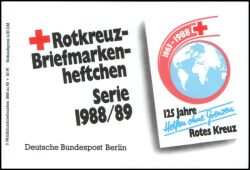 1988  Deutsches Rotes Kreuz - Markenheftchen