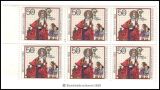 1984  Deutsches Rotes Kreuz - 3. Weihnachtsmarkenheftchen