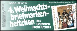 1985  Deutsches Rotes Kreuz - 4. Weihnachtsmarkenheftchen