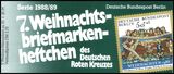 1988  Deutsches Rotes Kreuz - 7. Weihnachtsmarkenheftchen
