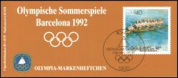 1992  Deutsche Sporthilfe - Olympia-Markenheftchen