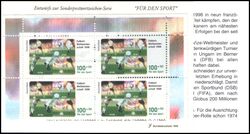 1998  Deutsche Sporthilfe - Markenheftchen