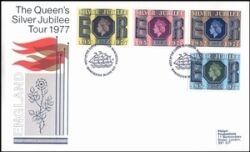1977  Königliche Reise durch Großbritannien 20.6.  Manchester