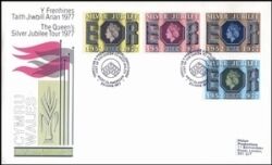 1977  Königliche Reise durch Großbritannien 23.6.  West Glamorgan