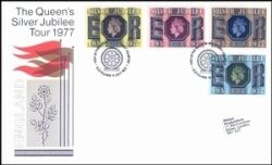 1977  Königliche Reise durch Großbritannien 14.7.  Cleveland
