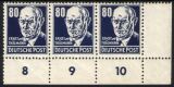 1952  Freimarken: Persönlichkeiten - Ernst...
