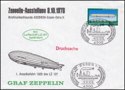 1978  1. Amerikafahrt des LZ 127 Graf Zeppelin