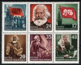 1953  Karl-Marx-Jahr - Herzstück aus Block 8 A