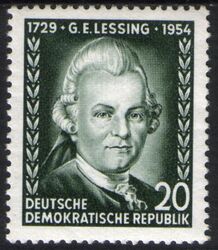 1954  Geburtstag von Gotthold Ephraim Lessing