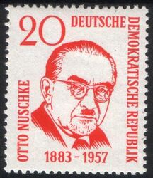 1958  Todestag von Otto Nuschke