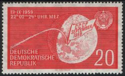 1959  Landung der sowj. Weltraumrakete "Lunik 2"