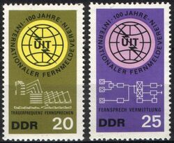 1965  100 Jahre Internationale Fernmeldeunion (ITU)