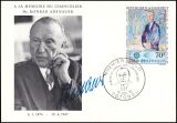 Dahomey 1967  Tod von Konrad Adenauer