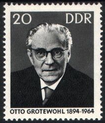 1965  Todestag von Otto Grotewohl