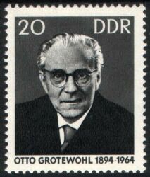 1965  Todestag von Otto Grotewohl