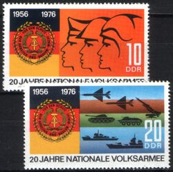 1976  20 Jahre Nationale Volksarmee (NVA)