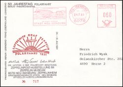 1981  50. Jahrestag der Polarfahrt von Luftschiff Graf Zeppelin