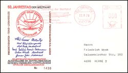 1979  Weltrundfahrt 1929 des Luftschiffs LZ 127  "Graf Zeppelin"
