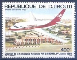 Dschibuti 1980  Luftverkehrsgesellschaft AIR DJIBOUTI