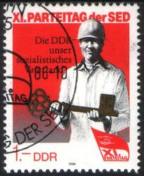 1986  Parteitag der Sozialistischen Einheitspartei