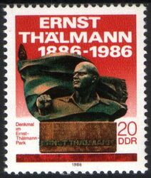 1986  bergabe des Ernst-Thlmann-Parks