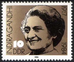 1986  Geburtstag von Indira Gandhi
