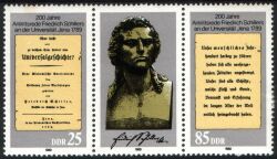 1989  Jahrestag der Antrittsrede von Friedrich Schiller