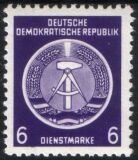 1954  Dienstmarken für Verwaltungspost B (I)