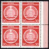 1954  Dienstmarken für Verwaltungspost B (I)