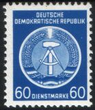 1954  Dienstmarken für Verwaltungspost B (I)