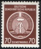 1954  Dienstmarken für Verwaltungspost B (I)