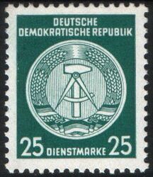 1954  Dienstmarken für Verwaltungspost B (II)