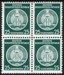 1954  Dienstmarken fr Verwaltungspost B (II)