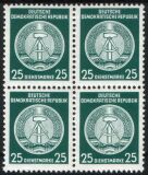 1954  Dienstmarken für Verwaltungspost B (II)