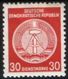 1954  Dienstmarken für Verwaltungspost B (II)